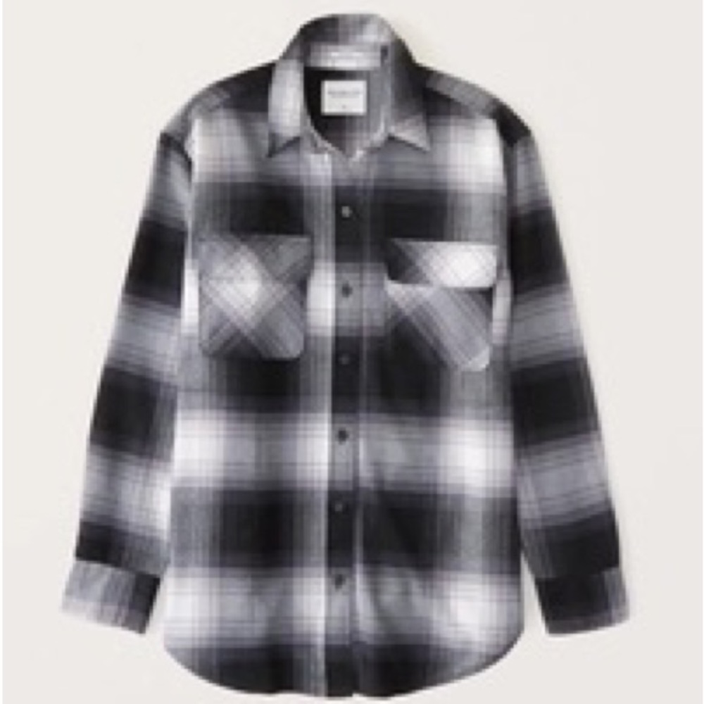 Abercrombie Oversized Plaid Jacket